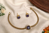 One Stone Gold Necklace