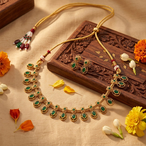 Green Stone Necklace