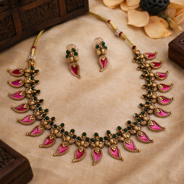 Mayuri Temple Necklace
