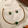 One Stone Gold Necklace
