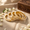 Royal Pearl Charm Bangles