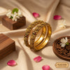 Golden Charm Bangles