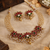 Floral Kundan & Pearl Choker Set