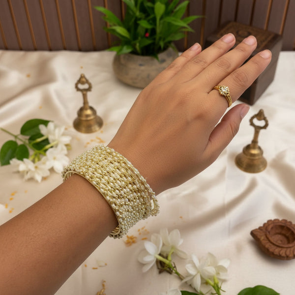 Moon Pearl Bangles