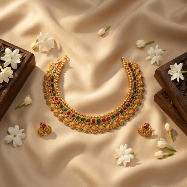 Rajsi Floral Choker Set